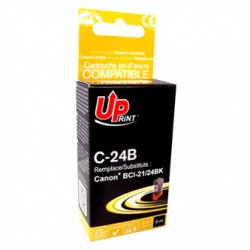 UPrint kompatibilní ink s BCI24BK, black, 9ml, C-24B, pro Canon S200, S300, i320, i450, MPC-200, 190