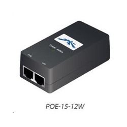 UBNT POE-15-12W [PoE adaptér 15V 0,8A (12W), vč. napájecího kabelu]