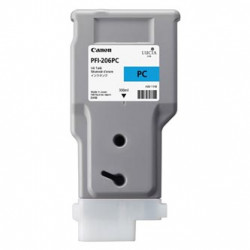 Canon originální ink PFI-206PC, photo cyan, 300ml, 5307B001, Canon iPF-6400,iPF-6450