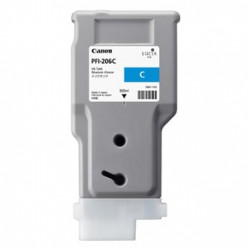 Canon originální ink PFI-206C, cyan, 300ml, 5304B001, Canon iPF-6400,iPF-6450