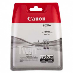 Canon originální ink PGI520BK, black, blistr, 2x420str., 2x19ml, 2932B012, 2932B009, 2ks, Canon 2-pack Pixma iP3600, iP4600