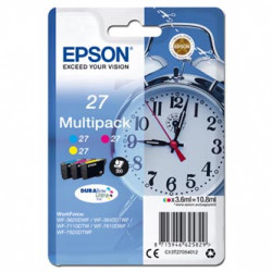 Epson originální ink 13T27054012, 27, color, 3x3,6ml, Epson WF-3620, 3640, 7110, 7610, 7620
