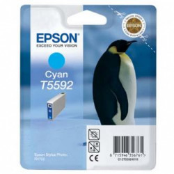Epson originální ink C13T55924010, cyan, 13ml, Epson Stylus Photo RX700