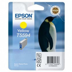 Epson originální ink C13T55944010, yellow, 13ml, Epson Stylus Photo RX700