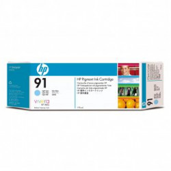 HP originální ink C9470A, HP 91, light cyan, 775ml, HP Designjet Z6100