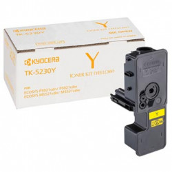 Kyocera originální toner TK-5230Y, yellow, 2200str., 1T02R9ANL0, Kyocera M5521cdn,M5521cdw, P5021cd,P5021cdw, O