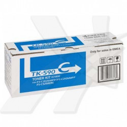 Kyocera originální toner TK590C, cyan, 5000str., 1T02KVCNL0, Kyocera FS-C 2026, 2126MFP, O