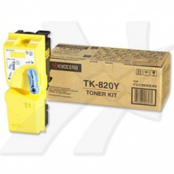 Kyocera originální toner TK820Y, yellow, 7000str., 1T02HPAEU, Kyocera FS-C 8100DN, O