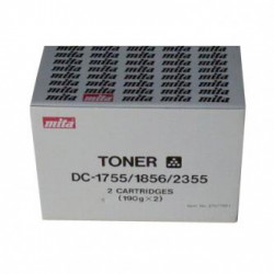 Kyocera originální toner 37084010, black, 6500str., Kyocera DC-1755, 2x180g, O