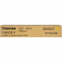 Toshiba originální toner T281CEY, yellow, 10000str., 6AK00000107, Toshiba e-Studio 281c, 351e, 451e, O