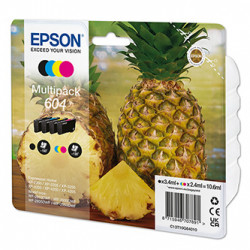 Epson originální ink C13T10G64010, T10G640, 604, CMYK, 500str., 3x2.4 3.4ml, Epson XP-2200, XP-3200, XP-4200, WF-2930DWF, WF-2950D