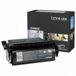 Lexmark originální toner 12A0829, black, 23000str., return, Lexmark Optra SE-3455, Labelprint, O