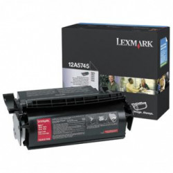 Lexmark originální toner 12A5745, black, 25000str., Lexmark Optra T, T610, T612, T614, T616, O