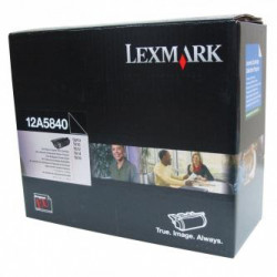 Lexmark originální toner 12A5840, black, 10000str., return, Lexmark Optra T, T610, T612, T614, T616, O