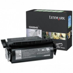 Lexmark originální toner 12A5849, black, 25000str., return, Lexmark Optra T, T610, T612, T614, T616, O