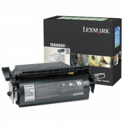 Lexmark originální toner 12A6869, black, 10000str., label application, return, Lexmark T620, X620e, T622, O