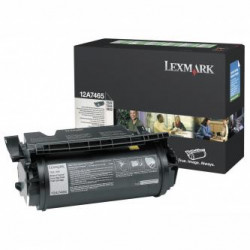 Lexmark originální toner 12A7465, black, 32000str., return, Lexmark T632, T634, O