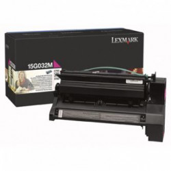 Lexmark originální toner 15G032M, magenta, 15000str., high capacity, Lexmark C752, C762, X752e, X762e, O