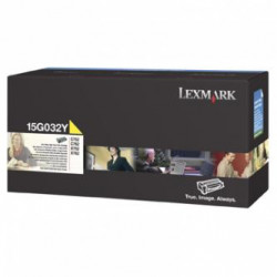 Lexmark originální toner 15G032Y, yellow, 15000str., high capacity, Lexmark C752, C762, X752e, X762e, O