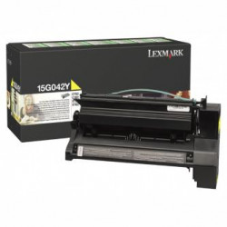 Lexmark originální toner 15G042Y, yellow, 15000str., return, Lexmark C752, C76x, O