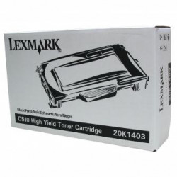 Lexmark originální toner 20K1403, black, 10000str., Lexmark C510, O