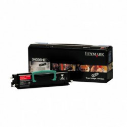 Lexmark originální toner 34036HE, black, 6000str., Lexmark E330, E332n, E340, E342n, O