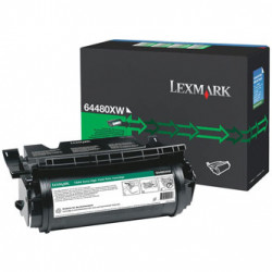 Lexmark originální toner T644, black, 32000str., 64480XW, extra high capacity, Lexmark T644, O