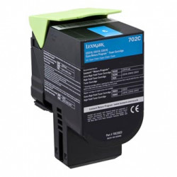 Lexmark originální toner 70C20C0, cyan, 1000str., return, Lexmark CS510de, CS410dn, CS310dn, CS310n, CS410n, O