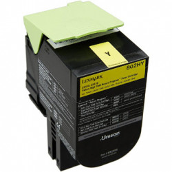Lexmark originální toner 80C0H40, yellow, 3000str., high capacity, Lexmark CX410de, CX410dte, CX410e, O
