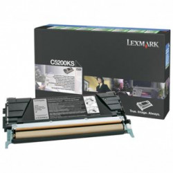 Lexmark originální toner C5200KS, black, 1500str., return, Lexmark C530, O
