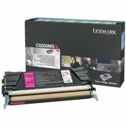 Lexmark originální toner C5200MS, magenta, 1500str., return, Lexmark C530, O