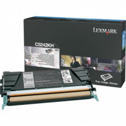 Lexmark originální toner C5242KH, black, 8000str., Lexmark C524, O