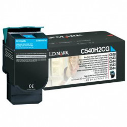 Lexmark originální toner C540H2CG, cyan, 2000str., Lexmark C540, C543, C544, O