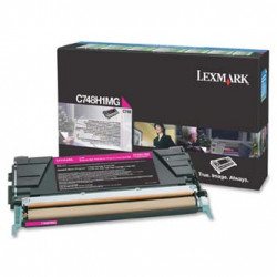 Lexmark originální toner C748H1MG, magenta, 10000str., high capacity, return, Lexmark C748DE, C748DTE, C748E, O