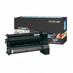 Lexmark originální toner C7700MH, magenta, 10000str., return, Lexmark C770, C772, O