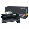 Lexmark originální toner C7702CH, cyan, 10000str., high capacity, Lexmark C77X, O