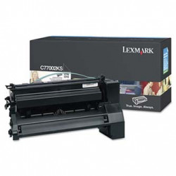 Lexmark originální toner C7702KS, black, 6000str., Lexmark C77X, O