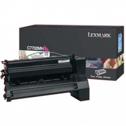 Lexmark originální toner C7702MH, magenta, 10000str., high capacity, Lexmark C77X, O