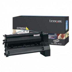 Lexmark originální toner C7702YH, yellow, 10000str., high capacity, Lexmark C77X, O