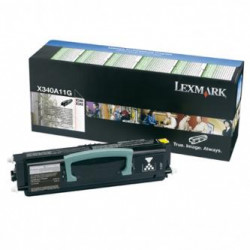 Lexmark originální toner X340A11G, black, 2500str., return, Lexmark X340, O