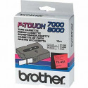 Brother originální páska do tiskárny štítků, Brother, TX-451, černý tisk modrý podklad, laminovaná, 15m, 24mm