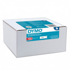 Dymo originální páska do tiskárny štítků, Dymo, 2093097, černý tisk bílý podklad, 7m, 12mm, 10ks v balení, cena za balení, D1