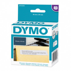 Dymo papírové štítky 51mm x 19mm, bílé, multifunkční, 500 ks, 11355, S0722550