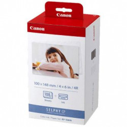 Canon Color Ink Paper Set, KP108IN, foto papír, 3 balení KP36IN typ lesklý, bílý, CP100, 220, 300, 330, 400, 500, 520, 600, 710, 1