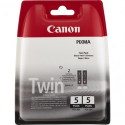 Canon originální ink PGI5BK, black, 0628B030, 2ks, Canon iP3300, 3500, 4200, 430