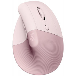 Logitech Lift myš, Bezdrátová USB + Bluetooth, Optická, 4000 dpi, Růžová ( 910-006478 )