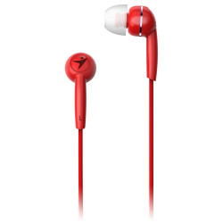 GENIUS headset HS-M320 červený 4pin 3,5 mm jack