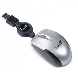 GENIUS Micro Traveler V2 drátová 1200 dpi USB stříbrná