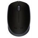 Logitech M171 myš, Bezdrátová USB, Optická, 1000 dpi, Černá ( 910-004424 )