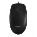 Logitech B100 myš, Drátová USB, Optická, 800 dpi, Černá ( 910-003357 )